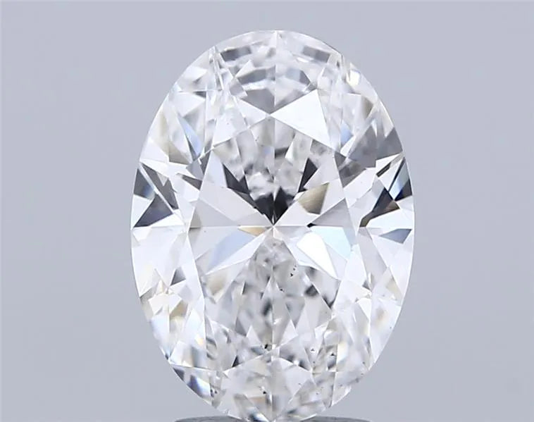 2.50ct Oval Lab Grown Diamond (Colour E, Clarity VS2, IGI Certified)