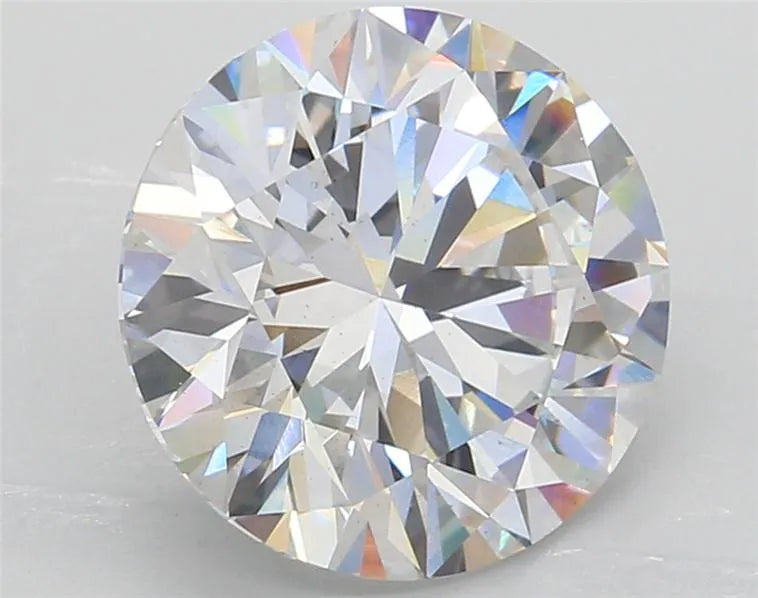 3.95ct Round Lab Grown Diamond (Colour F, Clarity VS2, Cut EX, IGI Certified)