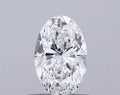 0.68ct Oval Lab Grown Diamond (Colour D, Clarity VS2, IGI Certified)