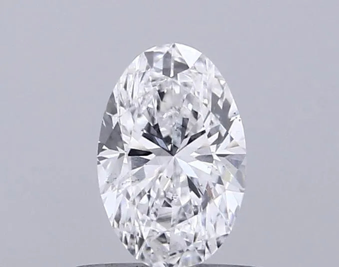 0.68ct Oval Lab Grown Diamond (Colour D, Clarity VS2, IGI Certified)