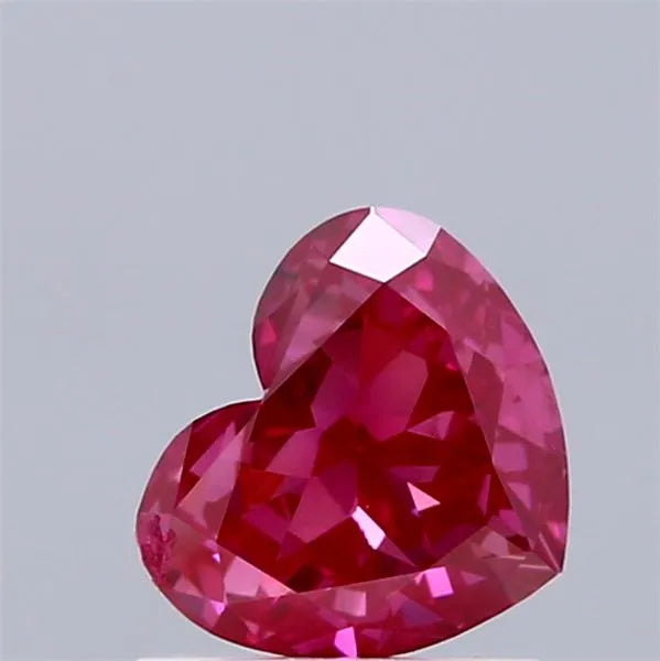 0.95ct Heart Lab Grown Diamond (Colour Fancy Vivid Pink, Clarity VS1, IGI Certified)
