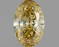 1.02ct Oval Lab Grown Diamond (Colour Fancy Intense Yellow, Clarity VS1, IGI Certified)