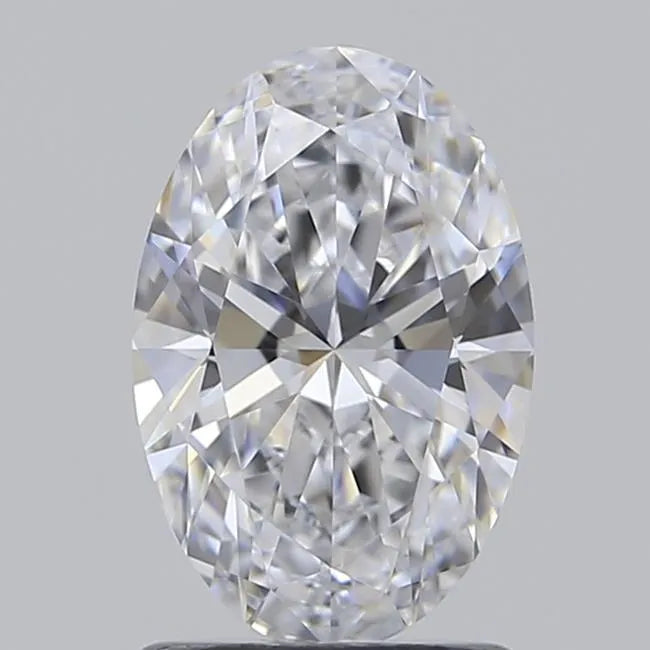 1.23ct Oval Lab Grown Diamond (Colour D, Clarity IF, IGI Certified)