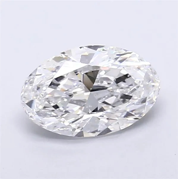 1.50ct Oval Lab Grown Diamond (Colour E, Clarity SI1, IGI Certified)