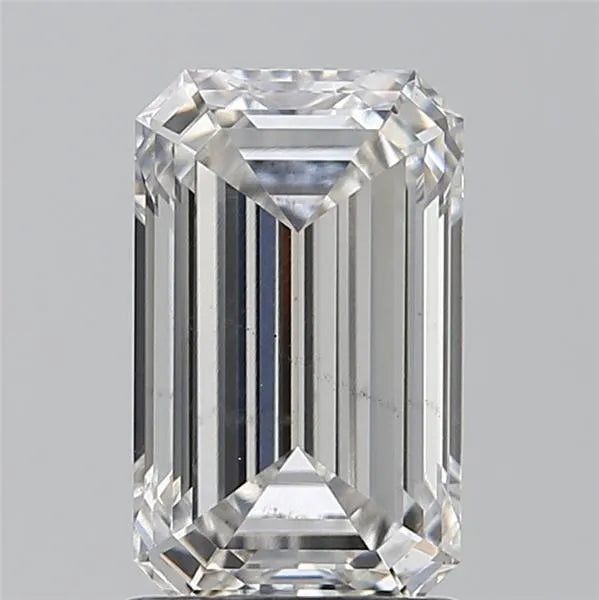 1.58ct Emerald Lab Grown Diamond (Colour F, Clarity SI1, IGI Certified)