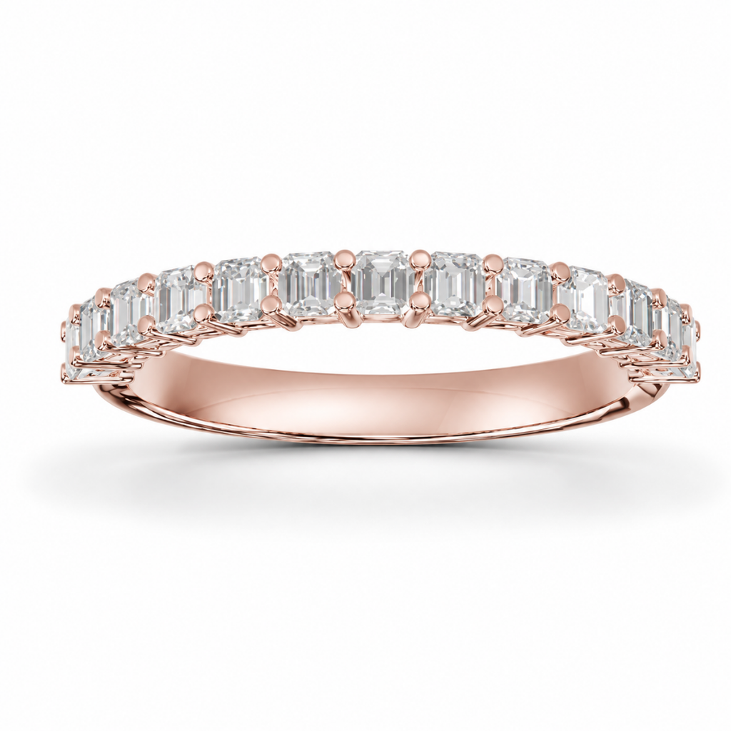 Asscher Eternity Band