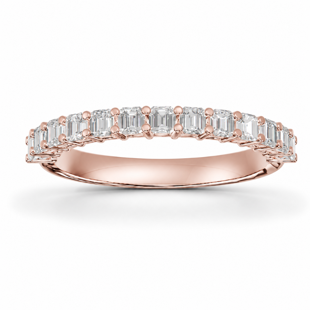 Asscher Eternity Band