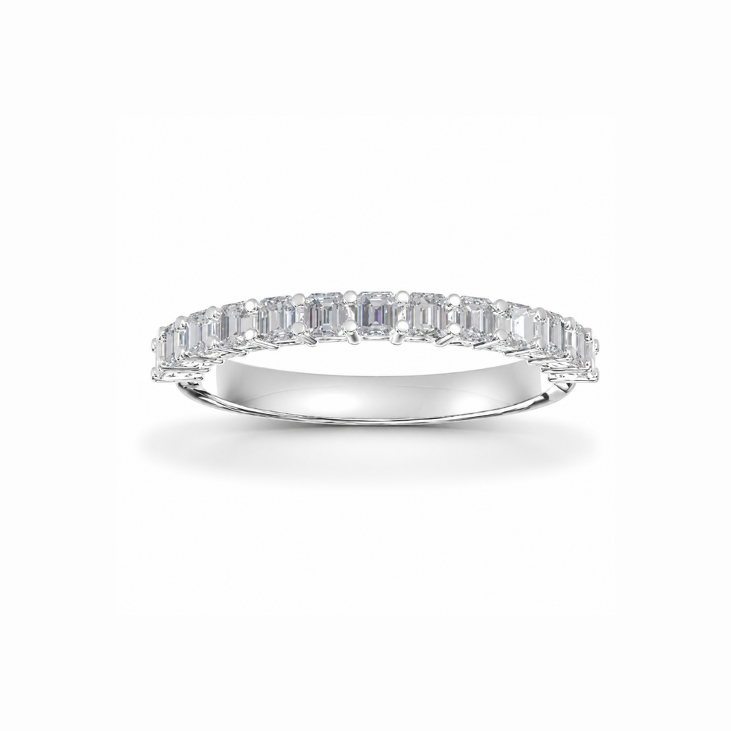 Asscher Eternity Band