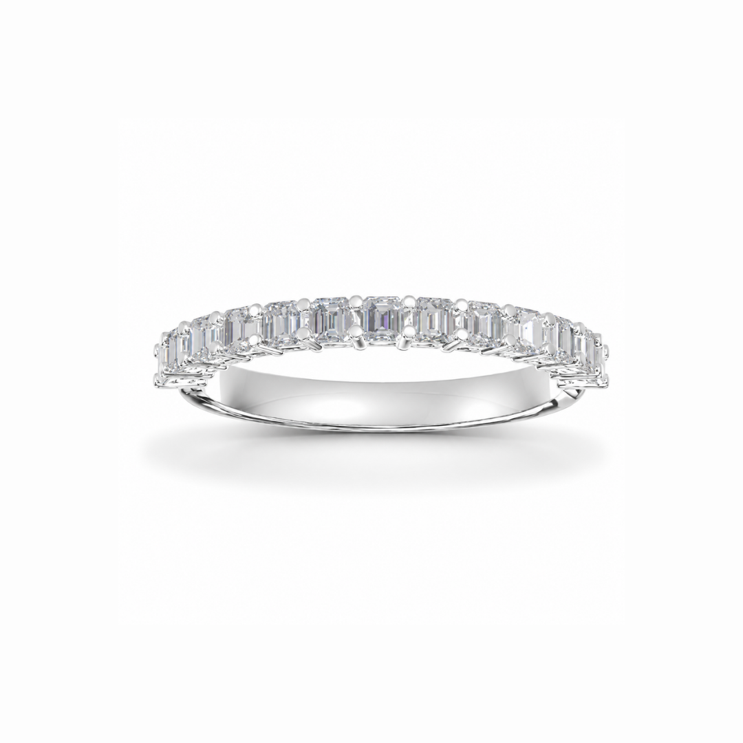 Asscher Eternity Band