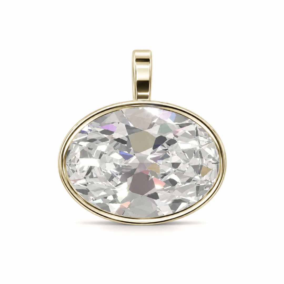 Oval Bezel Pendant
