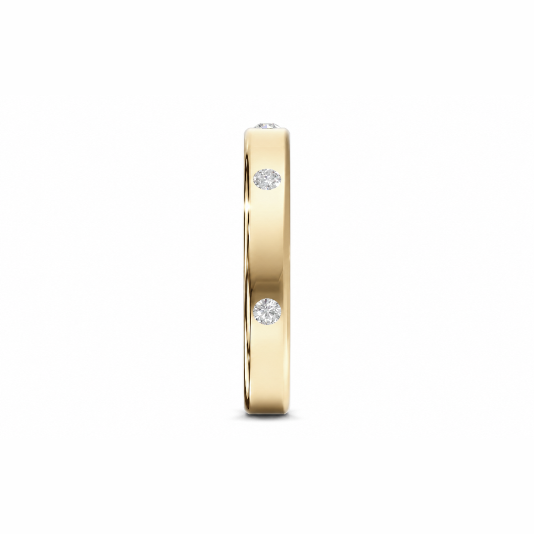 Flush-Set Round Cigar Band