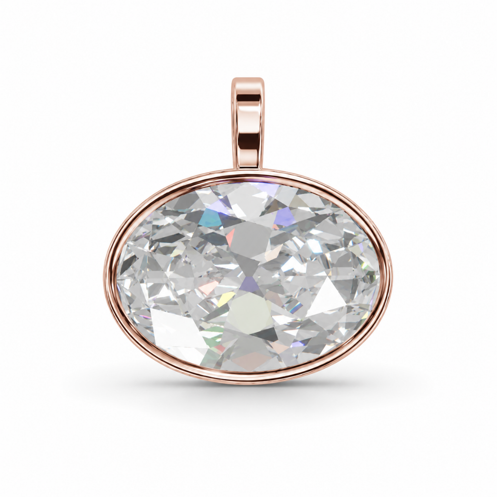 Oval Bezel Pendant