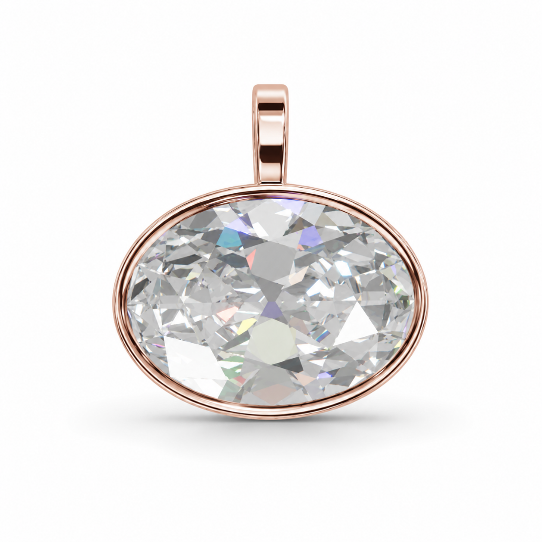 Oval Bezel Pendant