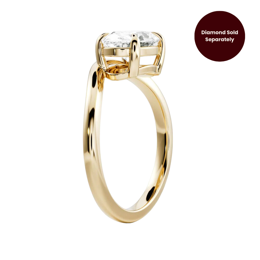 2mm Curved Band East-West Setting