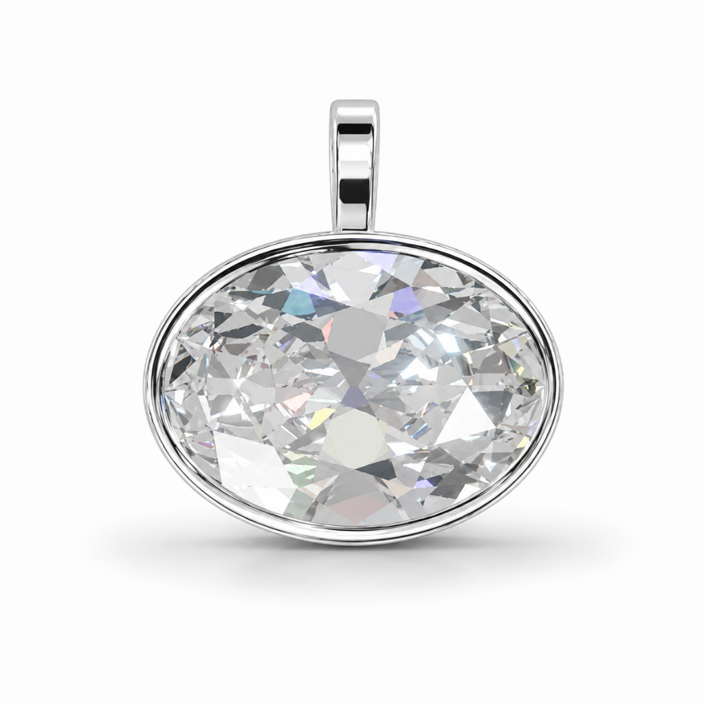 Oval Bezel Pendant