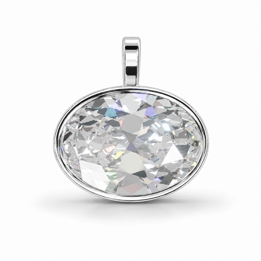 Oval Bezel Pendant