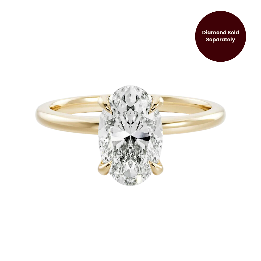 9ct Yellow Gold Claw-Prong 1.8mm Solitaire Setting