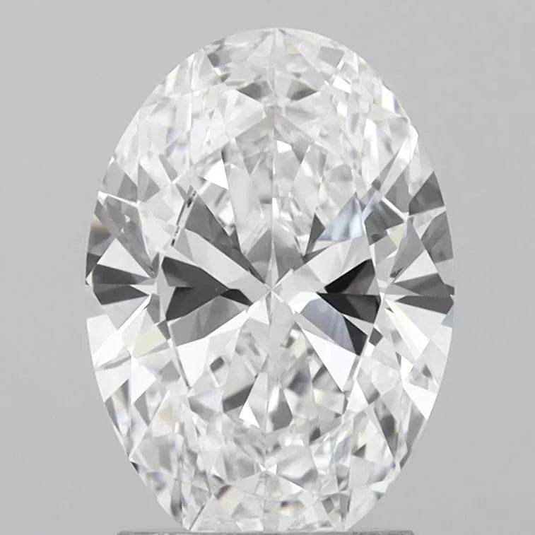 2.20ct Oval Lab Grown Diamond (Colour D, Clarity VVS2, IGI Certified)