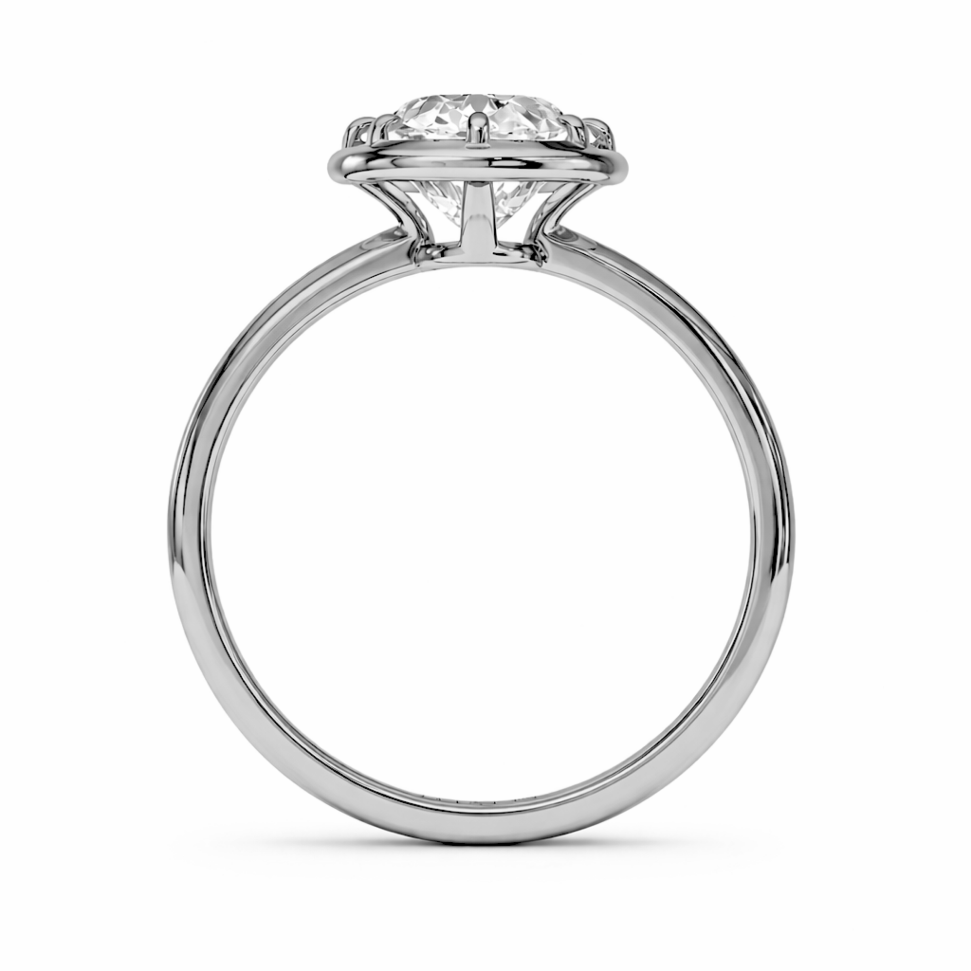 The Georgian Bezel with Claw Prongs