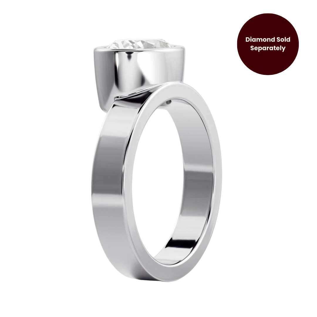 3.5mm Cigar Band Bezel Setting