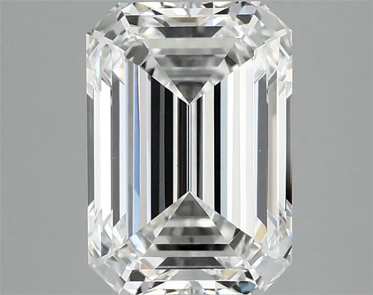 3.00ct Emerald Lab Grown Diamond (Colour D, Clarity VVS2, IGI Certified)