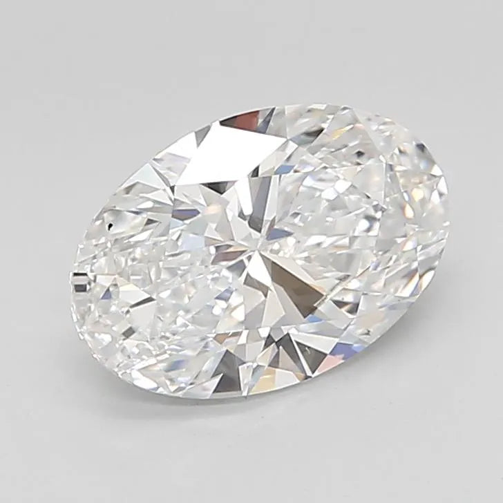 3.02ct Oval Lab Grown Diamond (Colour G, Clarity VS2, IGI Certified)
