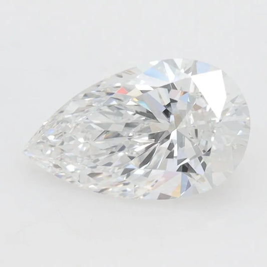 1.00ct Pear Lab Grown Diamond (Colour E, Clarity VVS1, IGI Certified)