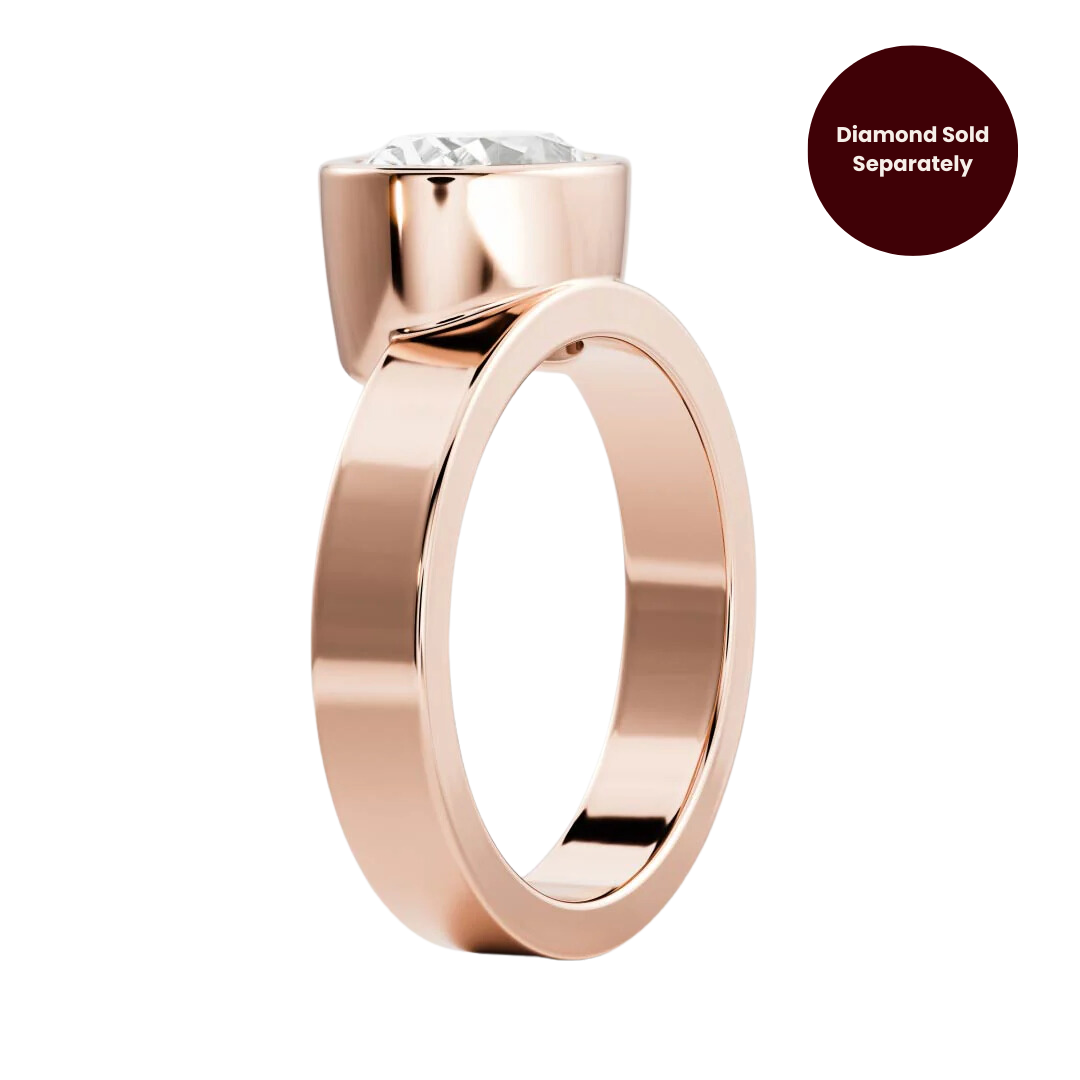 3.5mm Cigar Band Bezel Setting