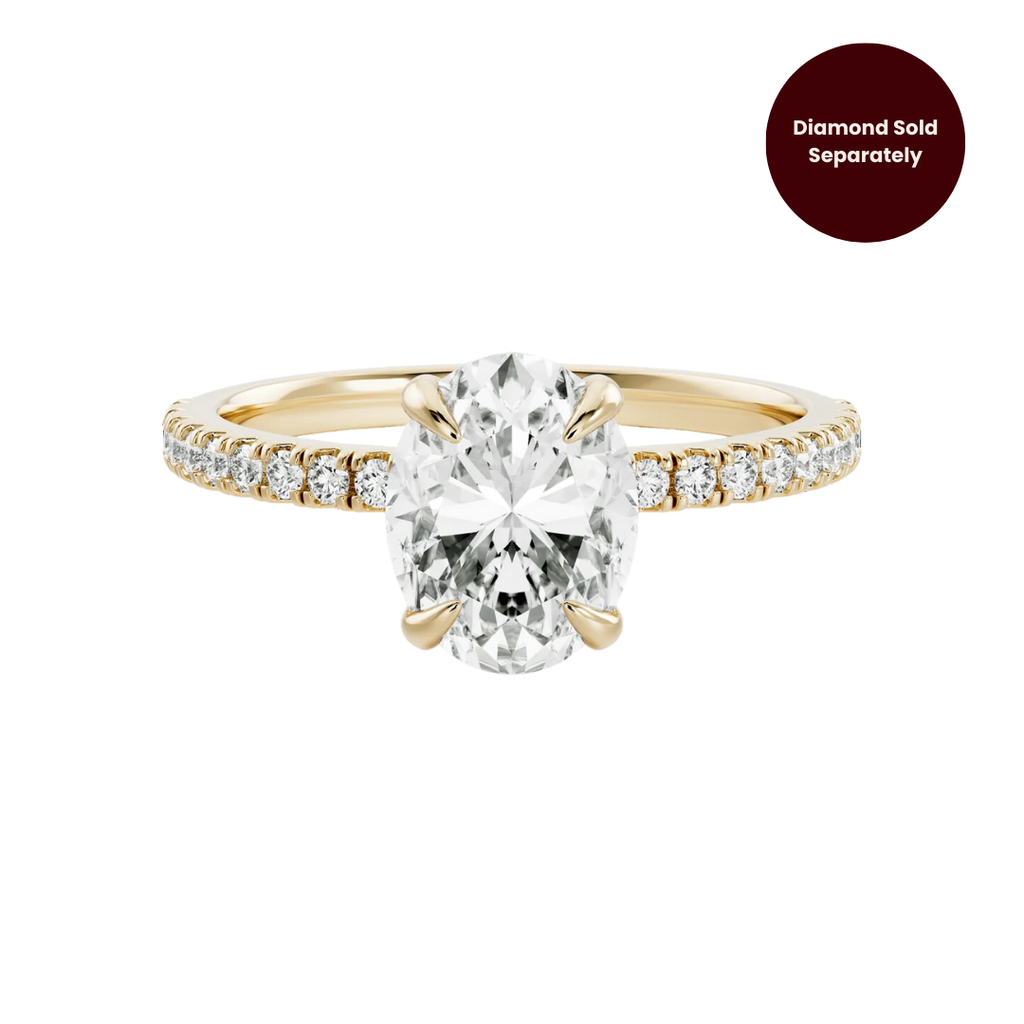 1.8mm Half Pavé Claw Setting