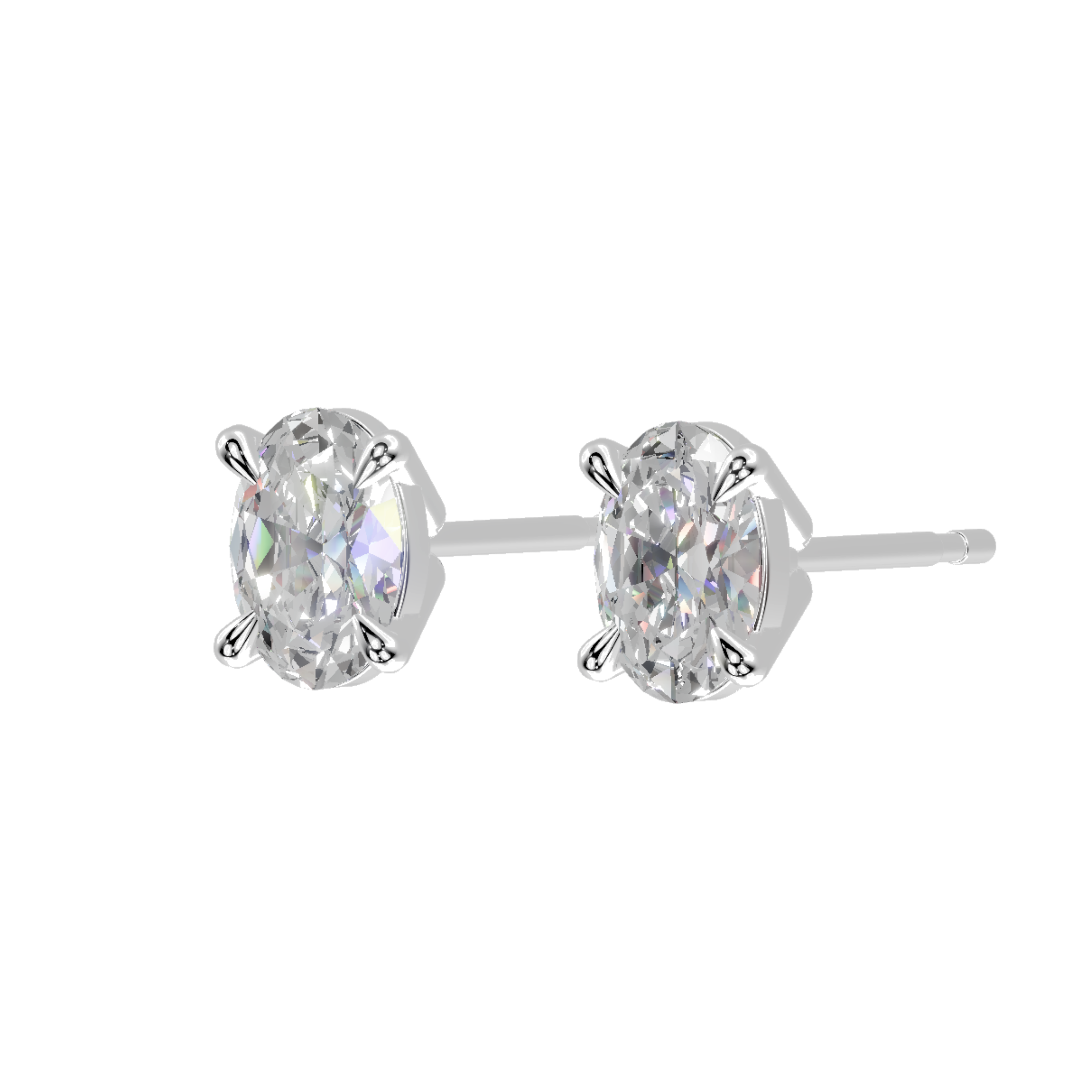 1ct D-F VS Studs