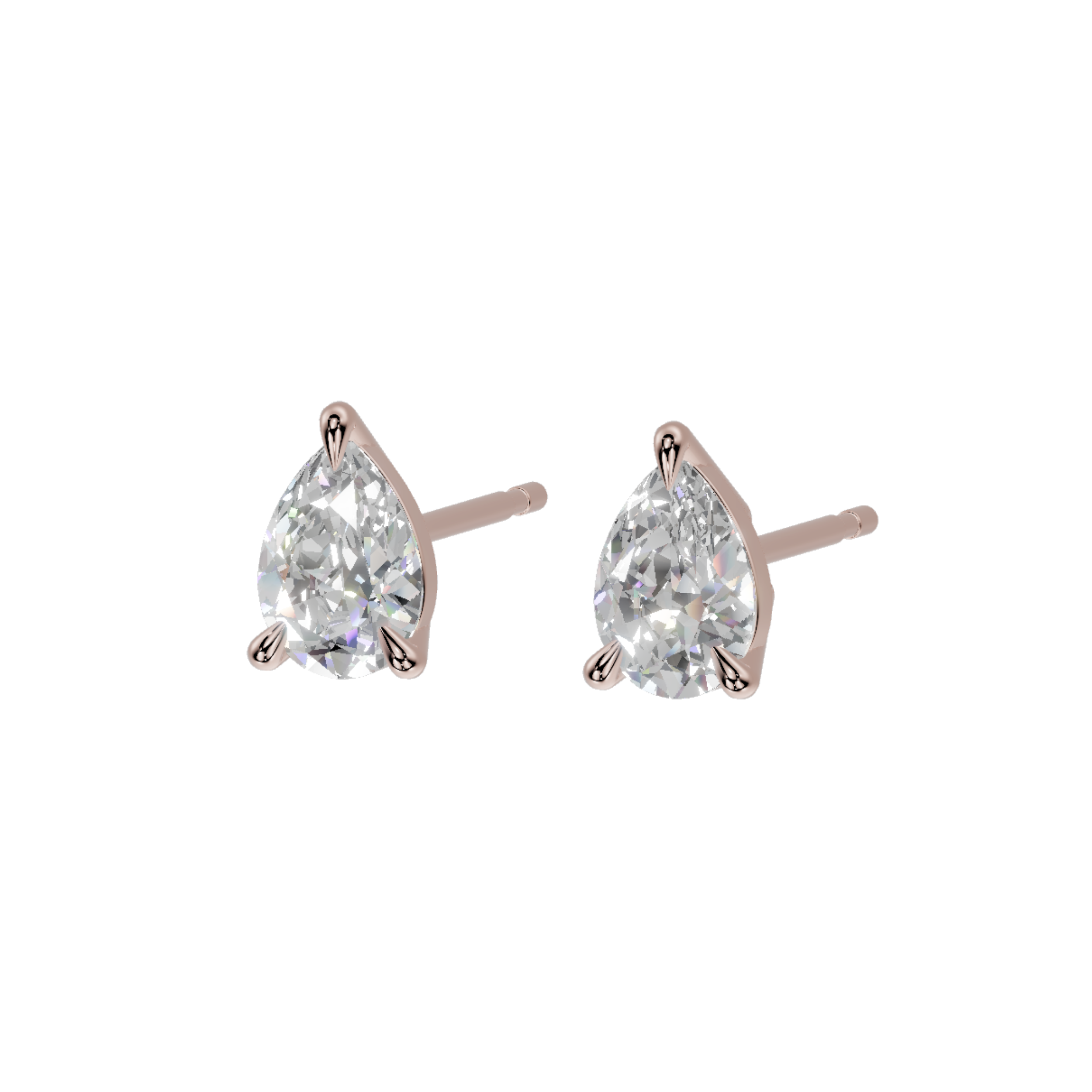1ct D-F VS Studs