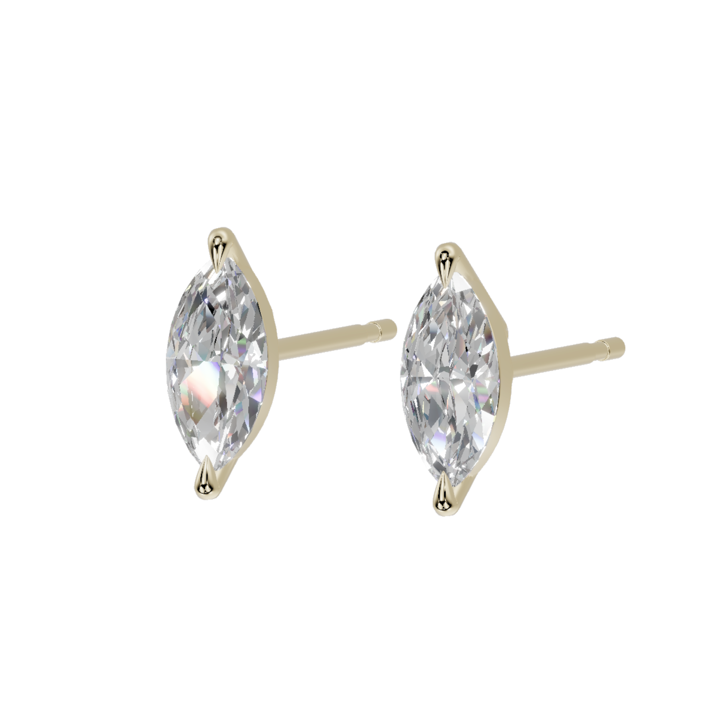 1ct D-F VS Studs