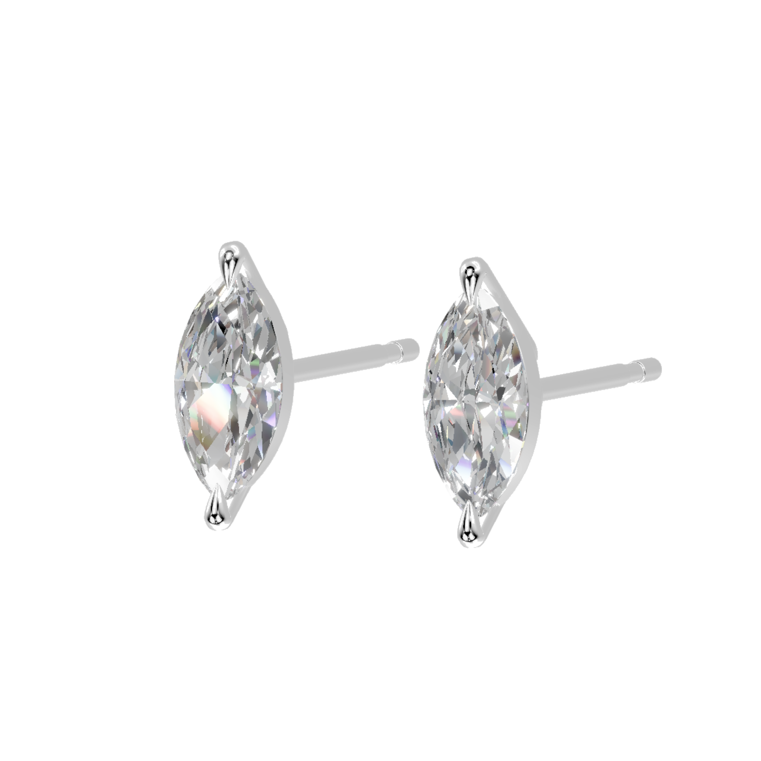 1ct D-F VS Studs