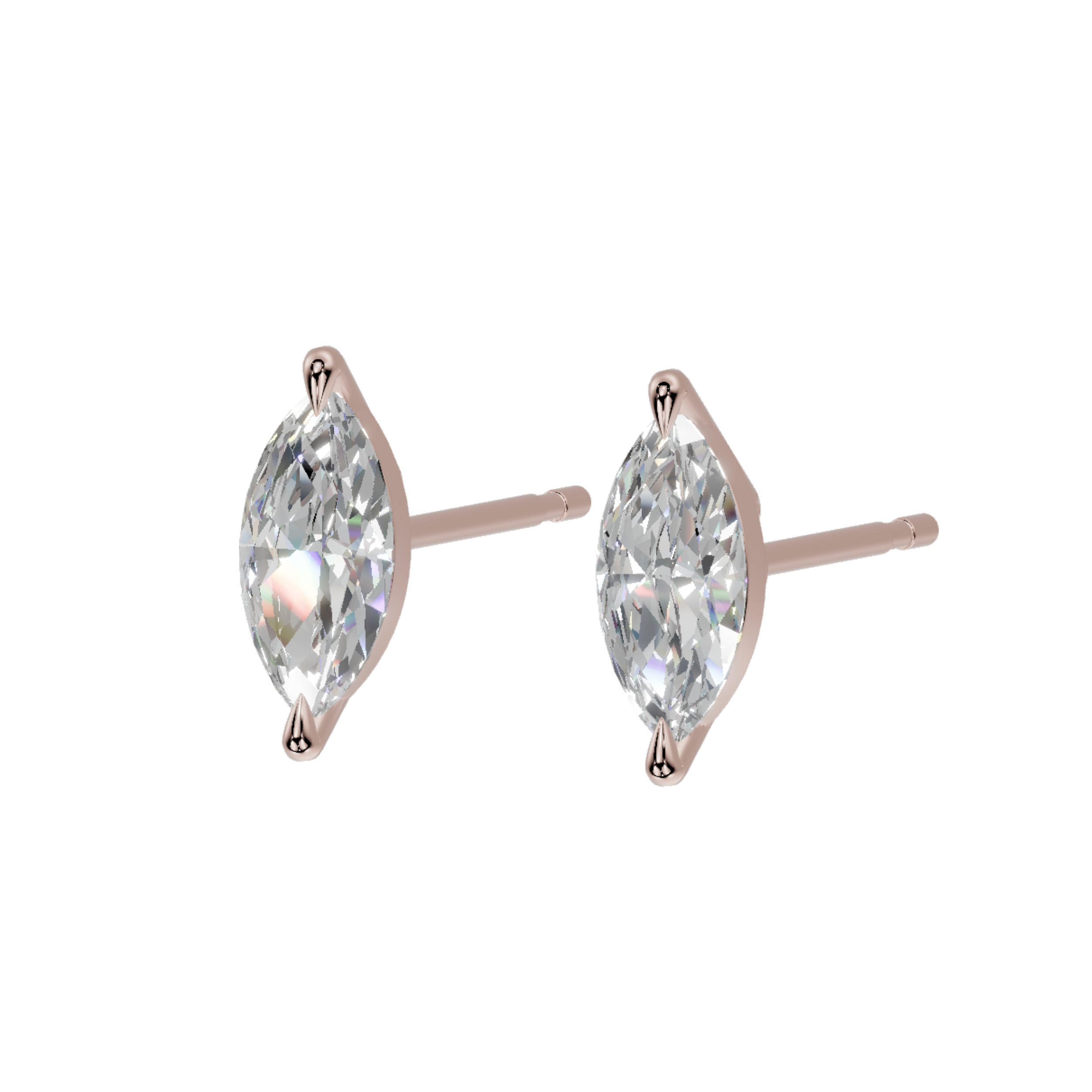 1ct D-F VS Studs