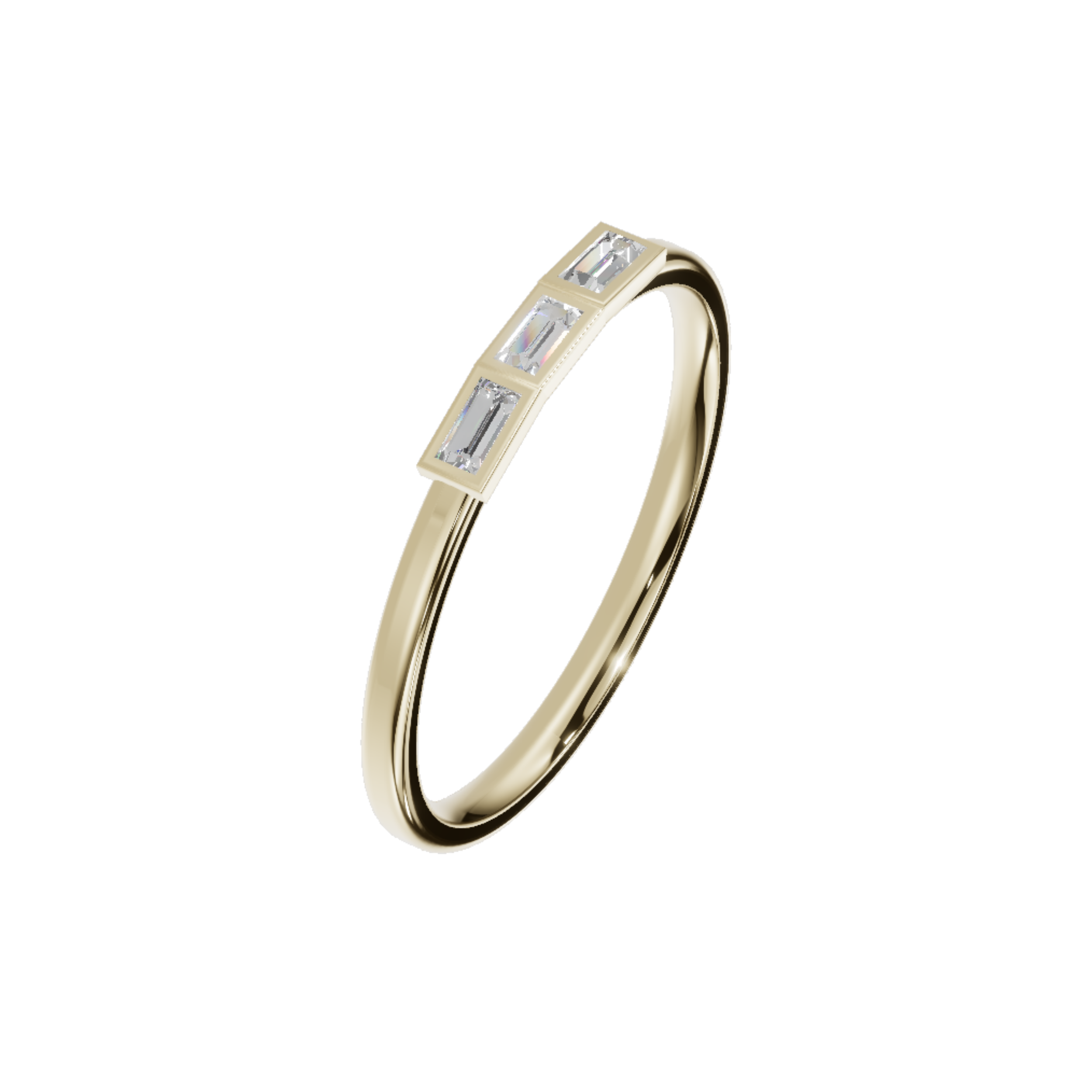 Baguette Stack Ring