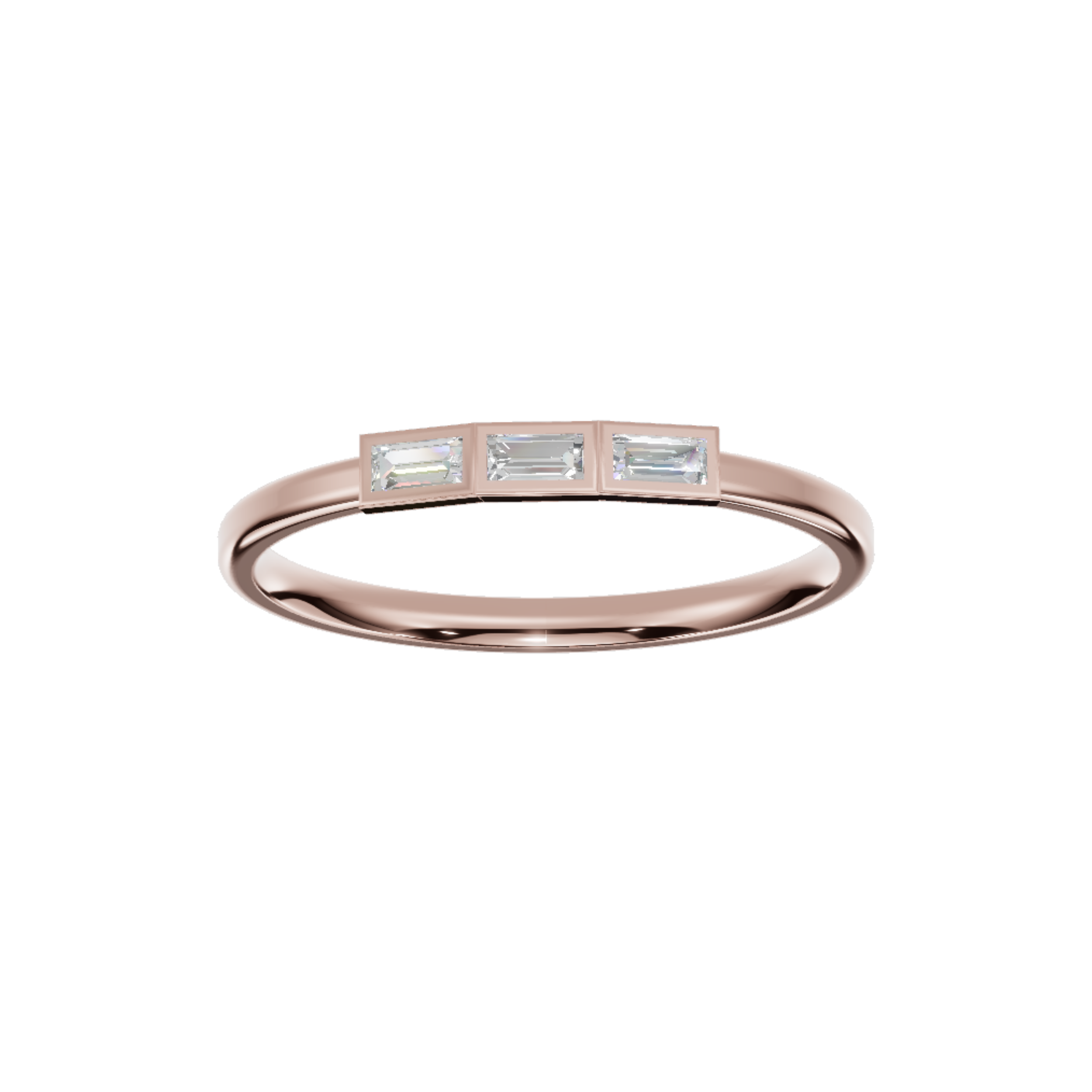 Baguette Stack Ring