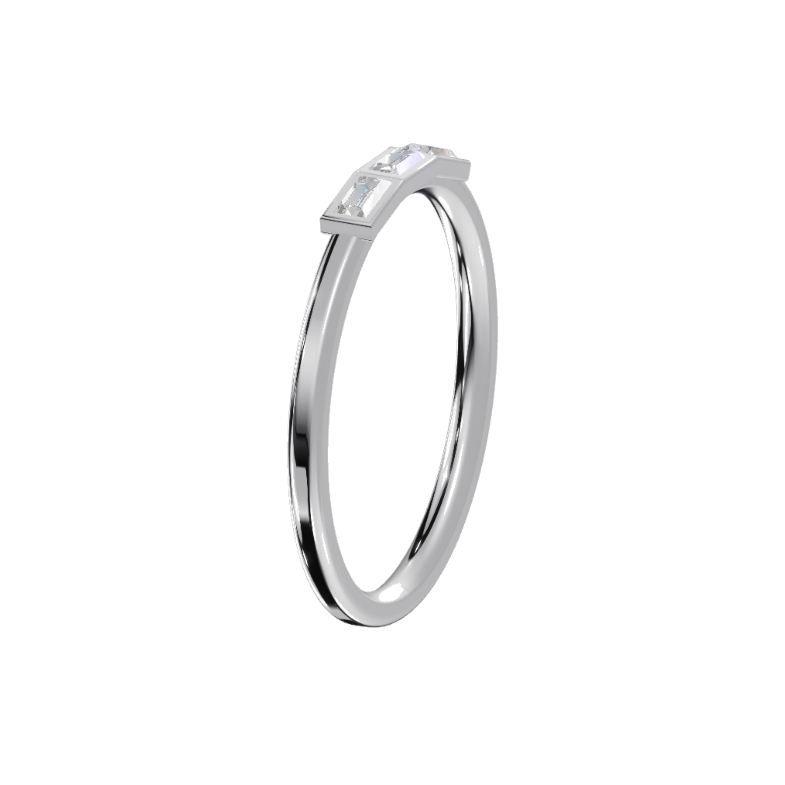 Baguette Stack Ring