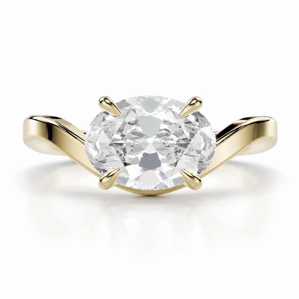 Oval Diamond, Curve Setting