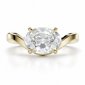 Oval Diamond, Curve Setting