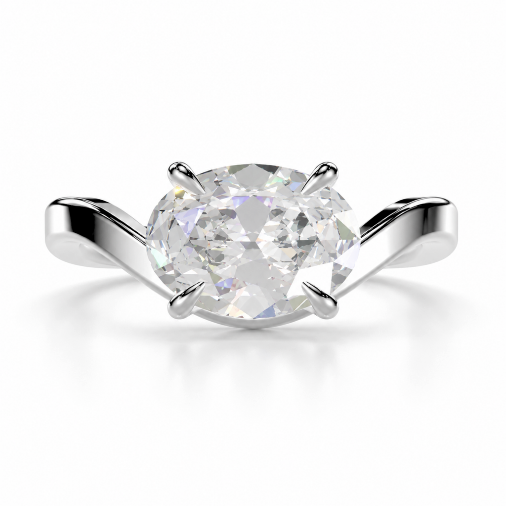 Oval Diamond, Curve Setting