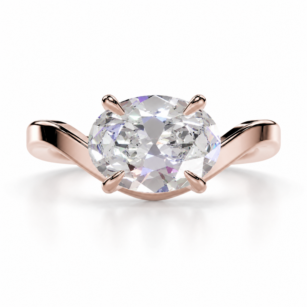 Oval Diamond, Curve Setting