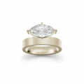 East West Marquise 3.5mm Low Profile Cigar Setting