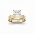 East West Emerald 3.5mm Low Profile Cigar Setting