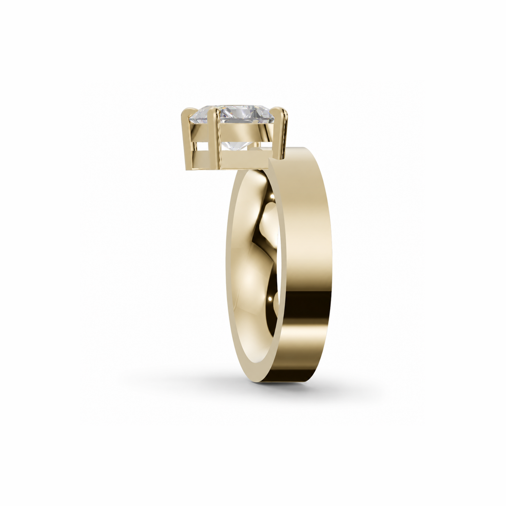 East West Radiant 3.5mm Low Profile Cigar Setting