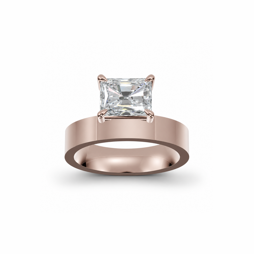 East West Radiant 3.5mm Low Profile Cigar Setting