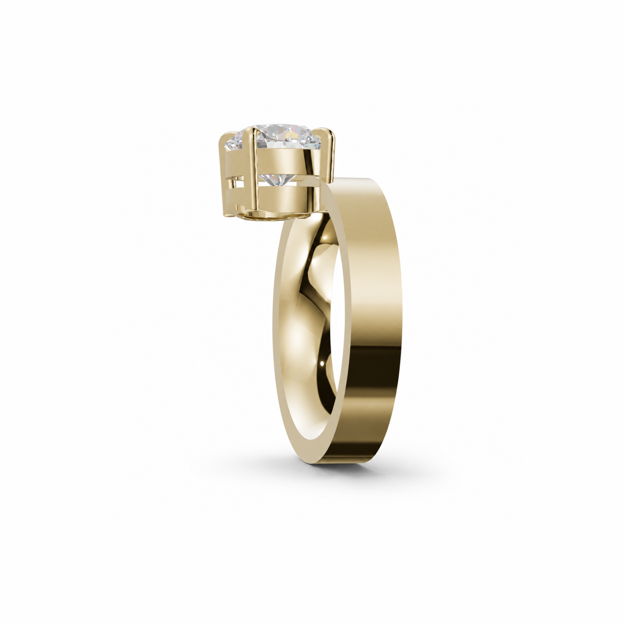 East West Round 3.5mm Low Profile Cigar Setting