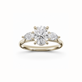 Elongated Cushion & Pear Diamond Trilogy