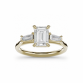 Emerald Cut & Tapered Baguette Trilogy