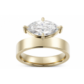East West Marquise 3.5mm Low Profile Cigar Setting