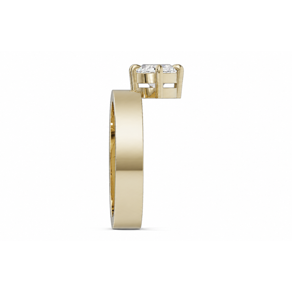 East West Marquise 3.5mm Low Profile Cigar Setting